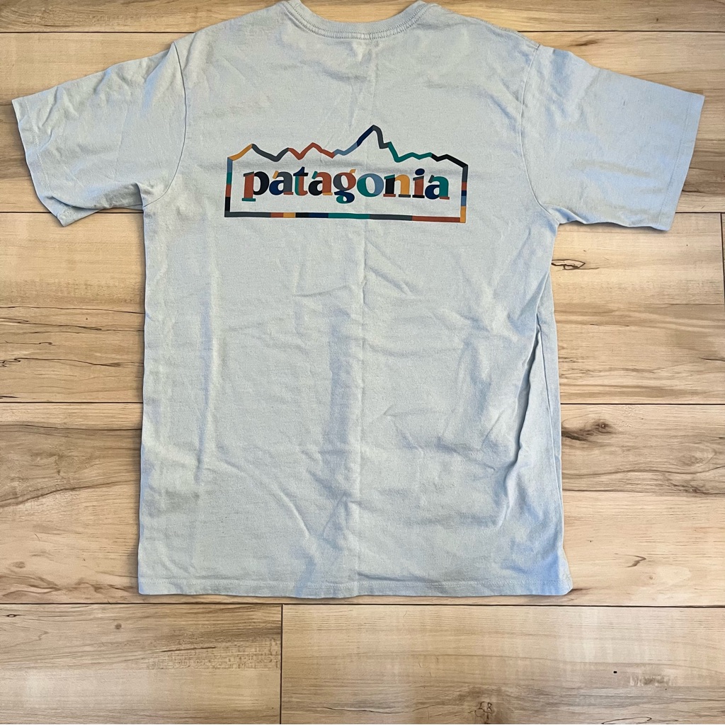 Patagonia Light Gray Short Sleeve Tee